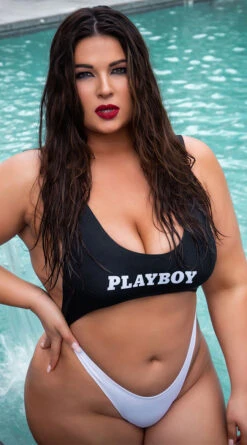 Playboy Plus Size Easy Like 80's One Piece -Swimwear Specialty Shop PB 4187X 1 EDS YANDY PS03182021