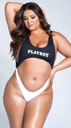 Playboy Plus Size Easy Like 80's One Piece -Swimwear Specialty Shop PB 4187X 5 YANDY PS03242021