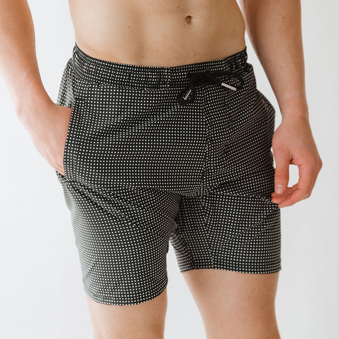Wind And Sea Shorts, Black Checkers 1 Wind And Sea Shorts, Black Checkers