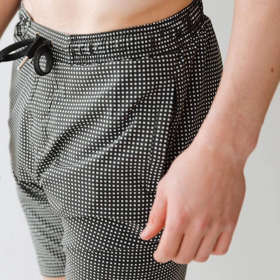 Wind And Sea Shorts, Black Checkers 4 Wind And Sea Shorts, Black Checkers - Image 4