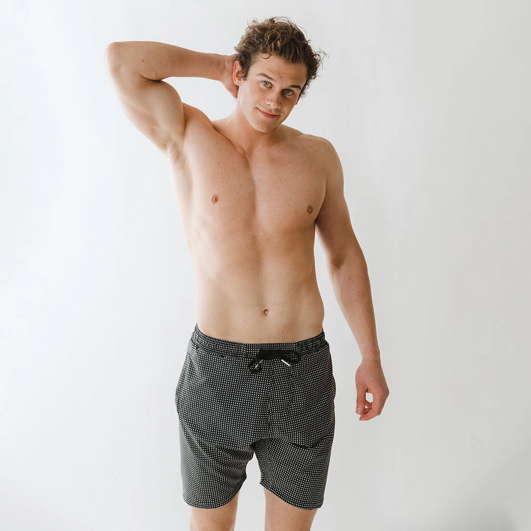 Wind And Sea Shorts, Black Checkers 2 Wind And Sea Shorts, Black Checkers - Image 2