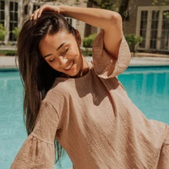 Khaki Tunic Dress -Swimwear Specialty Shop coverup2iiiiiiii