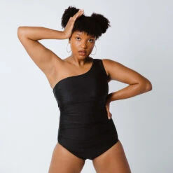 Icon Ruched One-Piece, Black -Swimwear Specialty Shop icon ruched 4